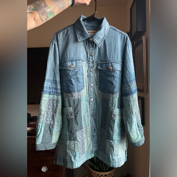 NWOT- We The Free Heritage Quilted Shirt Jacket - Picture 3 of 3